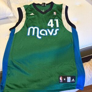 Adidas Green and Blue NBA Jersey